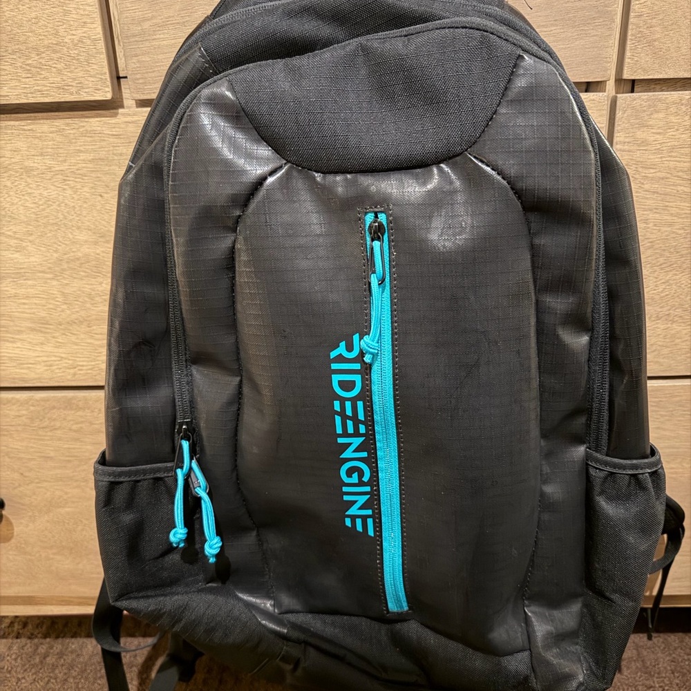Black and Blue Backpack